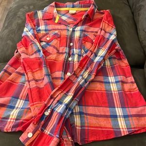 Womens red flannel
